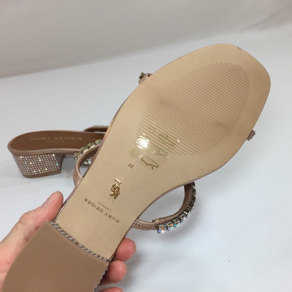 Kurt Geiger Jeweled Sandals Size 39 - Picture 3 of 3